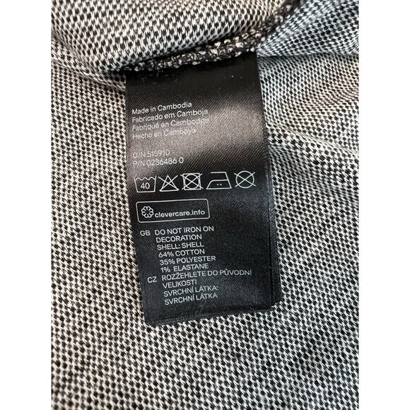 H&M Divided Marled Gray Knit Skate Dress 6 Casual Business Above‎ The Knee - Picture 11 of 12